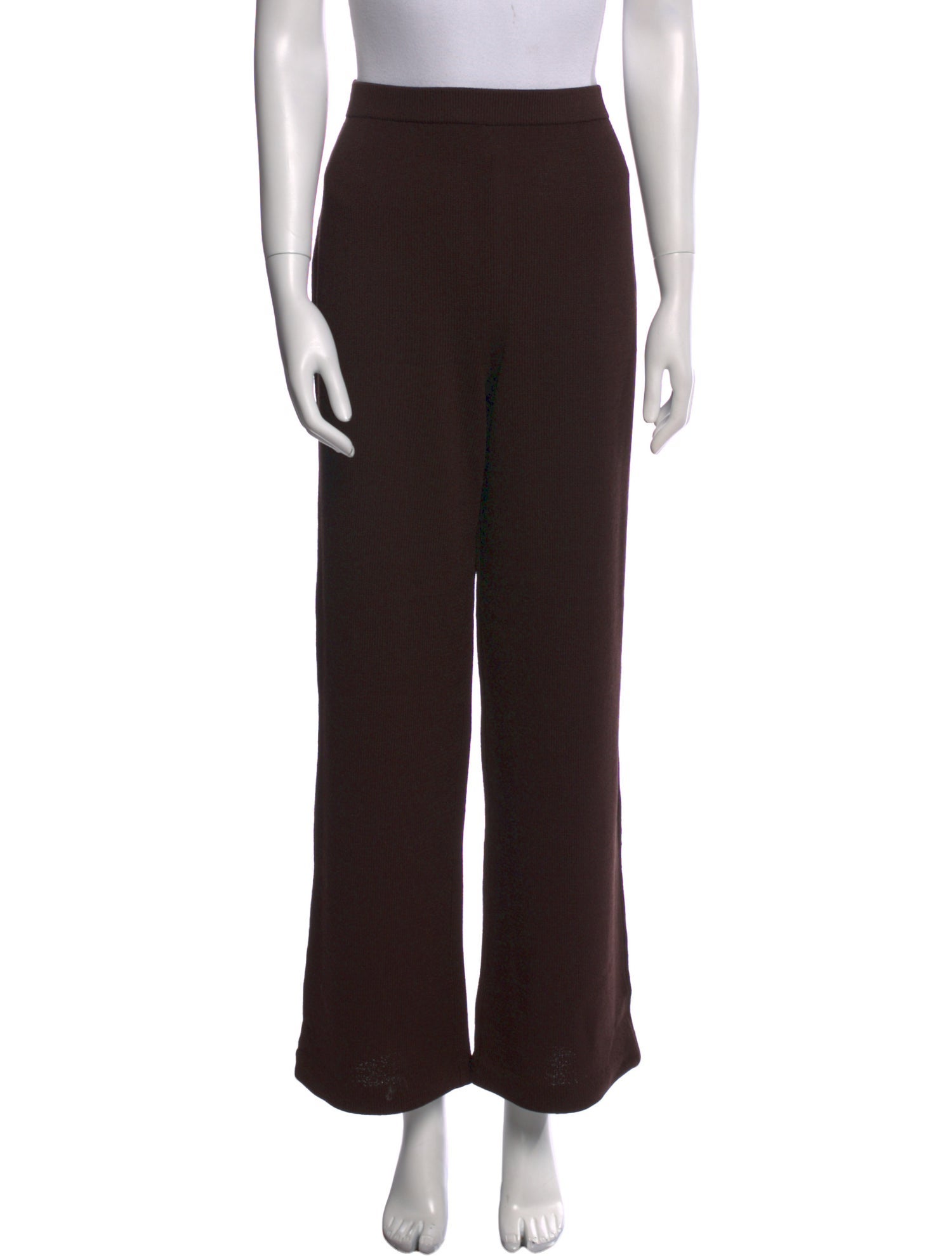 St. John Collection Wool Wide Leg Pants