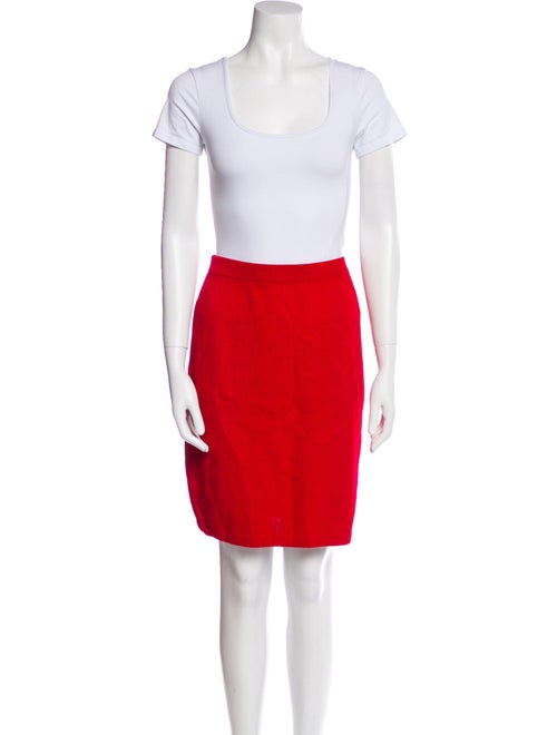 St. John Collection Wool Skirt Set