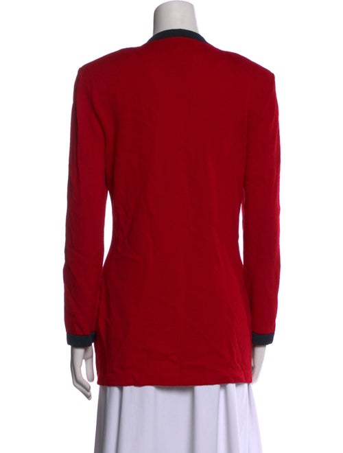 St. John Collection Wool V-Neck Sweater