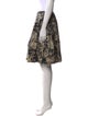 St. John Collection Floral Print Knee-Length Skirt