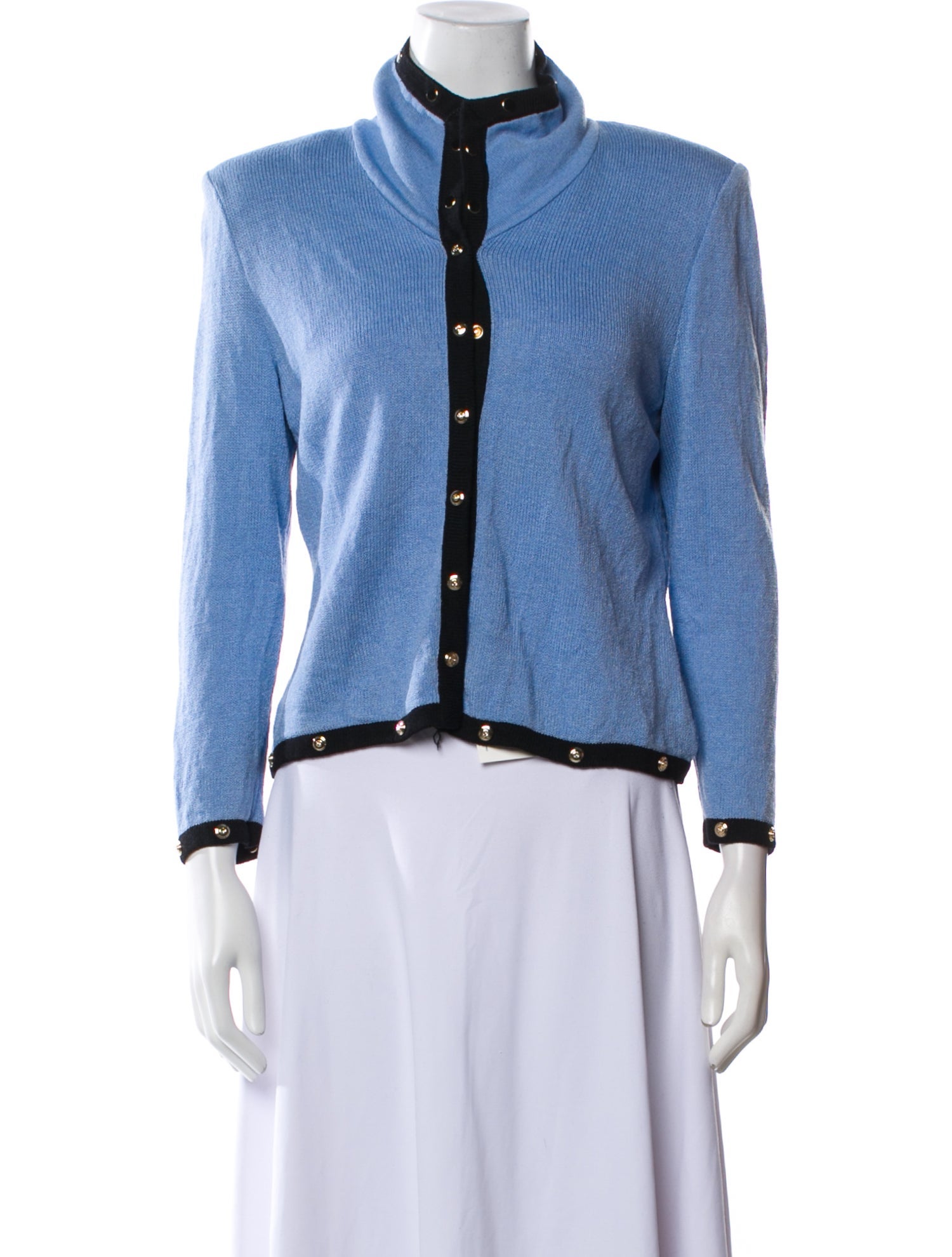 St. John Collection Mock Neck Sweater