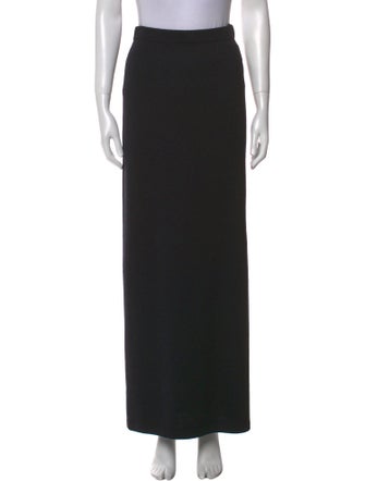 St. John Collection Wool Long Skirt