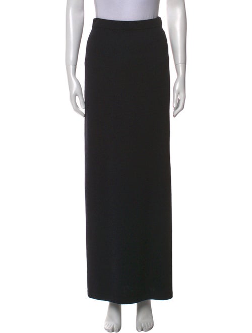 St. John Collection Wool Long Skirt