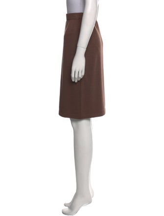 St. John Collection Wool Knee-Length Skirt