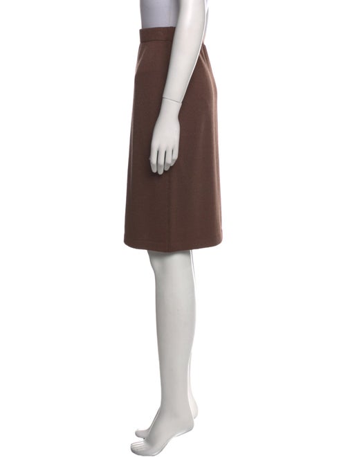 St. John Collection Wool Knee-Length Skirt