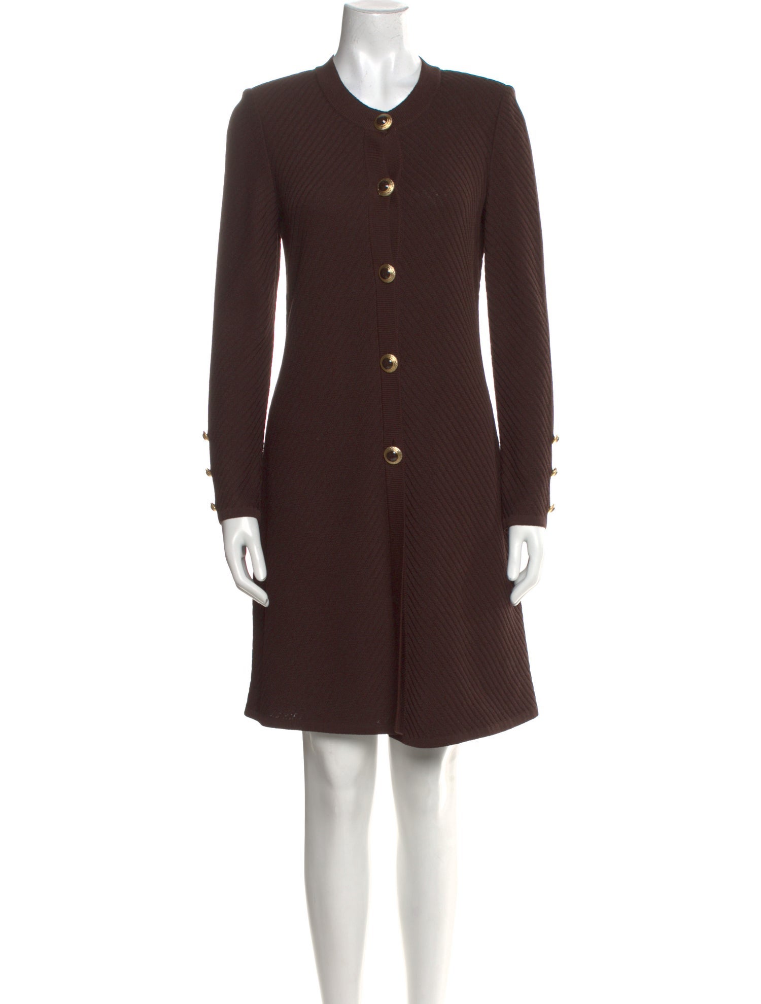 St. John Collection Wool Knee-Length Dress