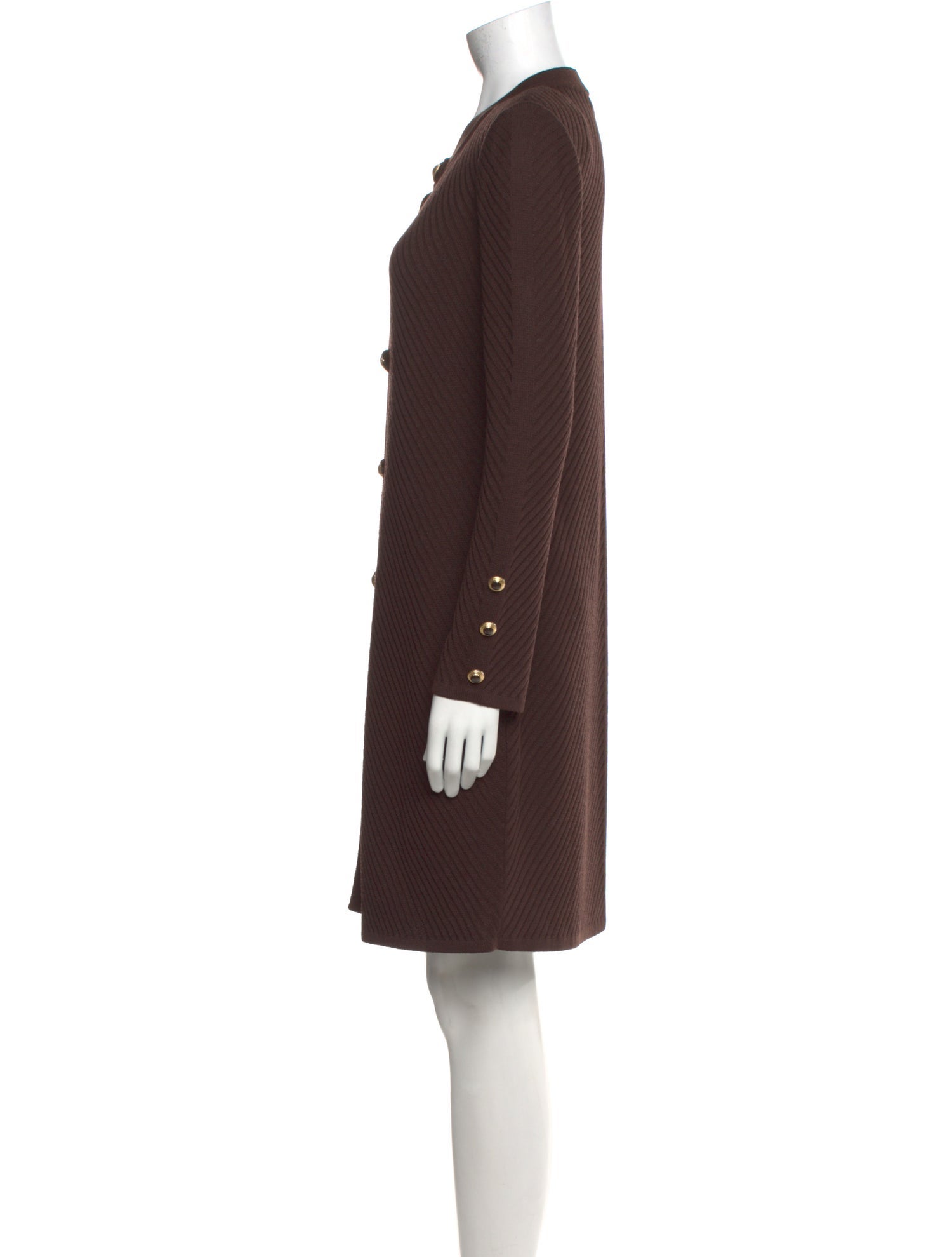 St. John Collection Wool Knee-Length Dress