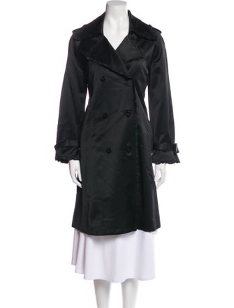 St. John Collection Wool Trench Coat