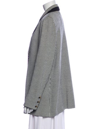 St. John Collection Houndstooth Print Blazer