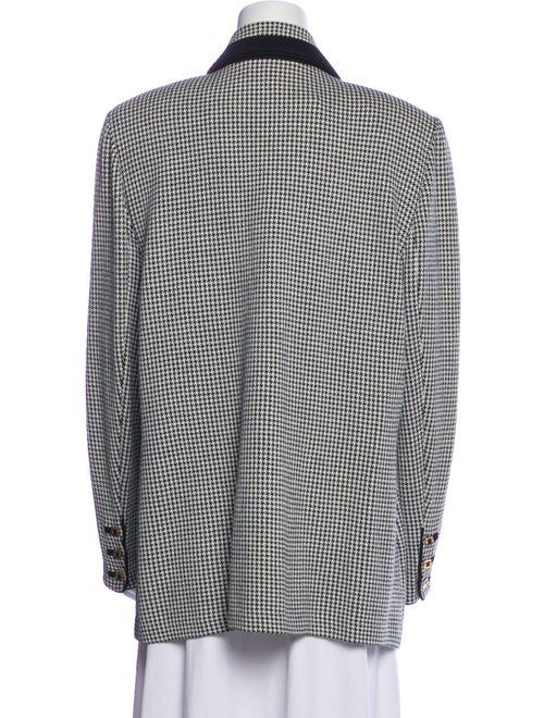 St. John Collection Houndstooth Print Blazer