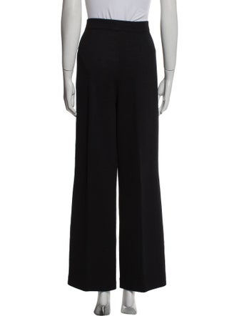 St. John Collection Wool Wide Leg Pants