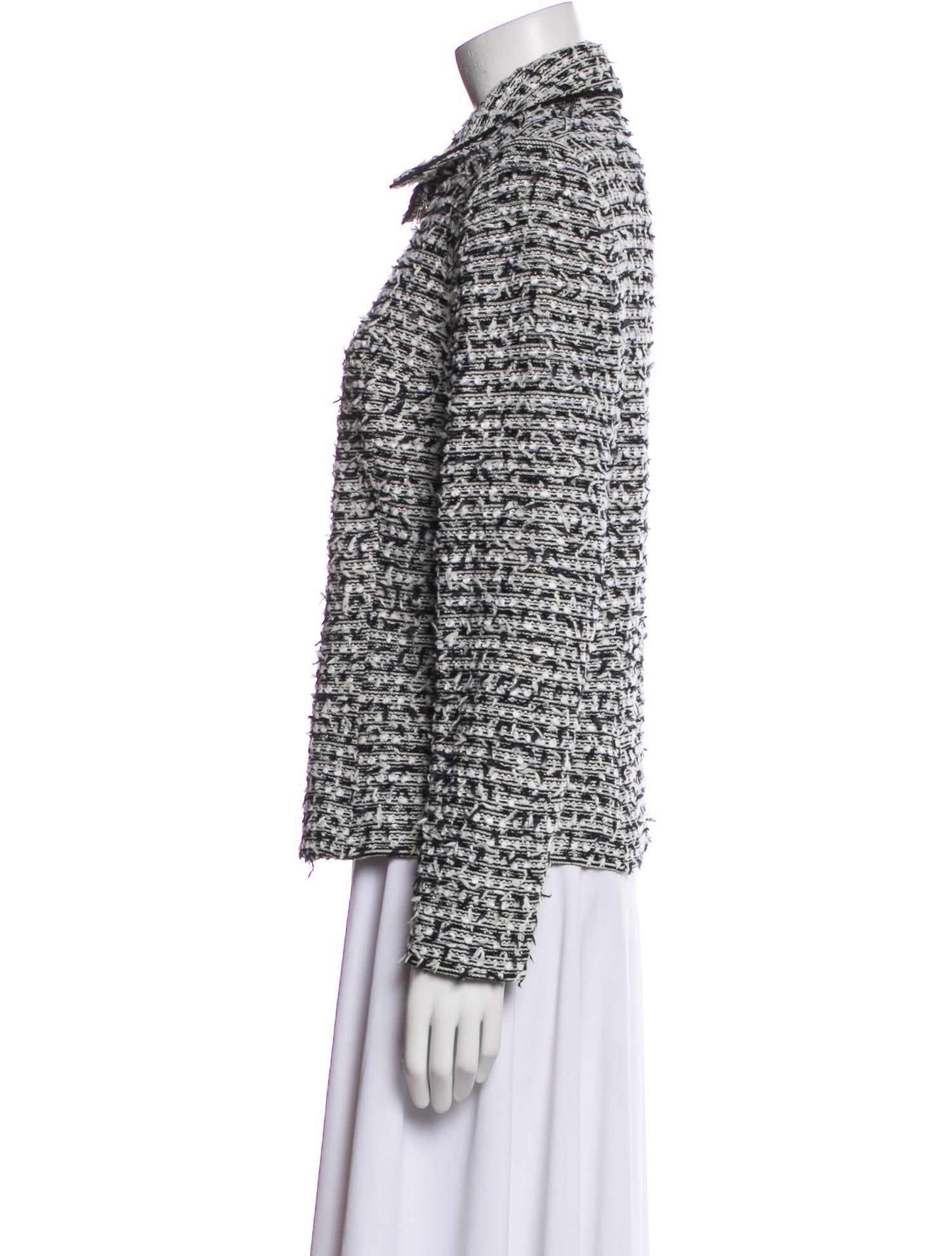 St. John Collection Wool Printed Evening Jacket