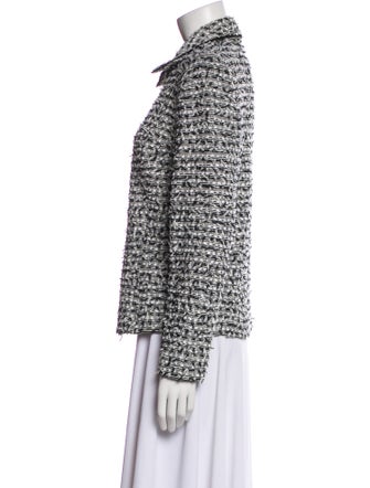 St. John Collection Wool Printed Evening Jacket