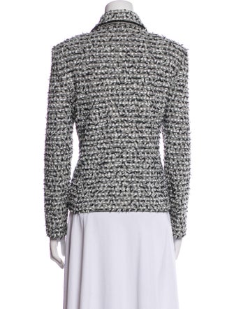 St. John Collection Wool Printed Evening Jacket