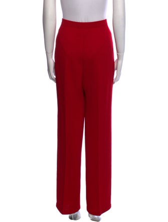 St. John Collection Wool Wide Leg Pants
