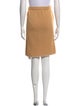 St. John Collection Embroidered Accent Knee-Length Skirt