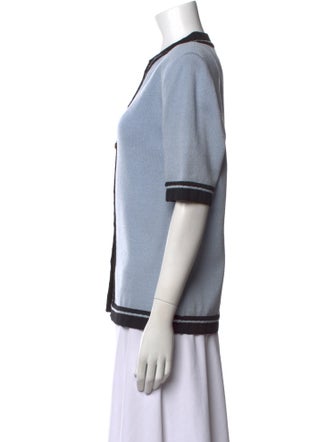 St. John Collection Colorblock Pattern Crew Neck Sweater