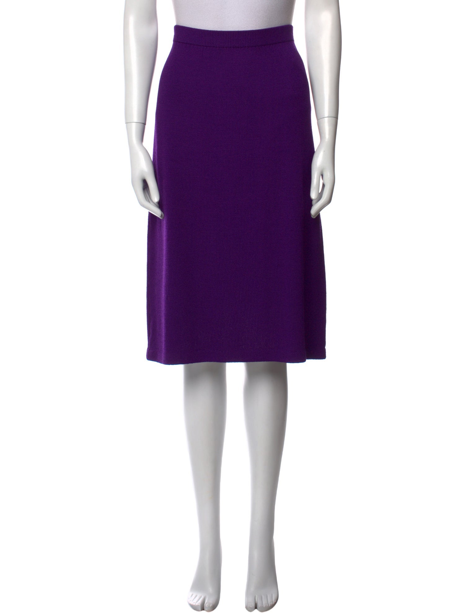 St. John Collection Wool Knee-Length Skirt