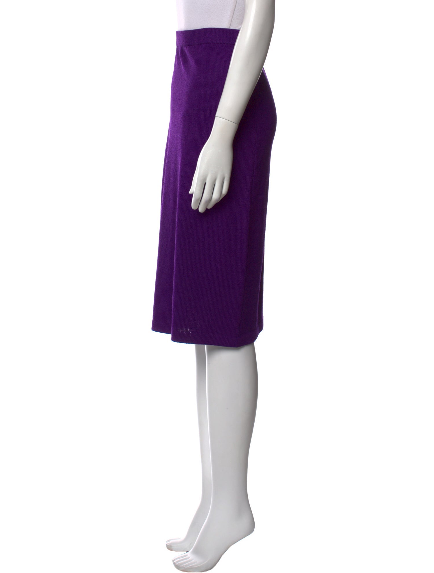 St. John Collection Wool Knee-Length Skirt