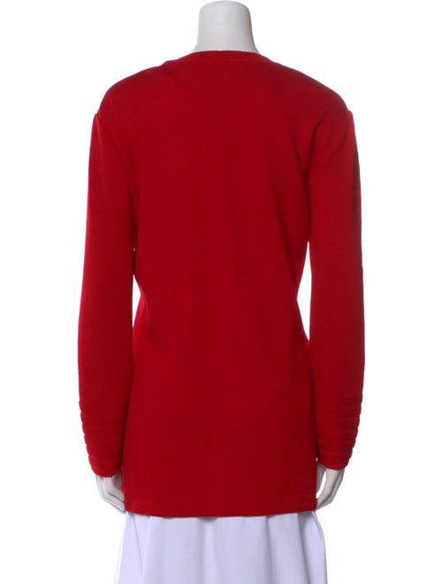 St. John Collection Wool V-Neck Sweater