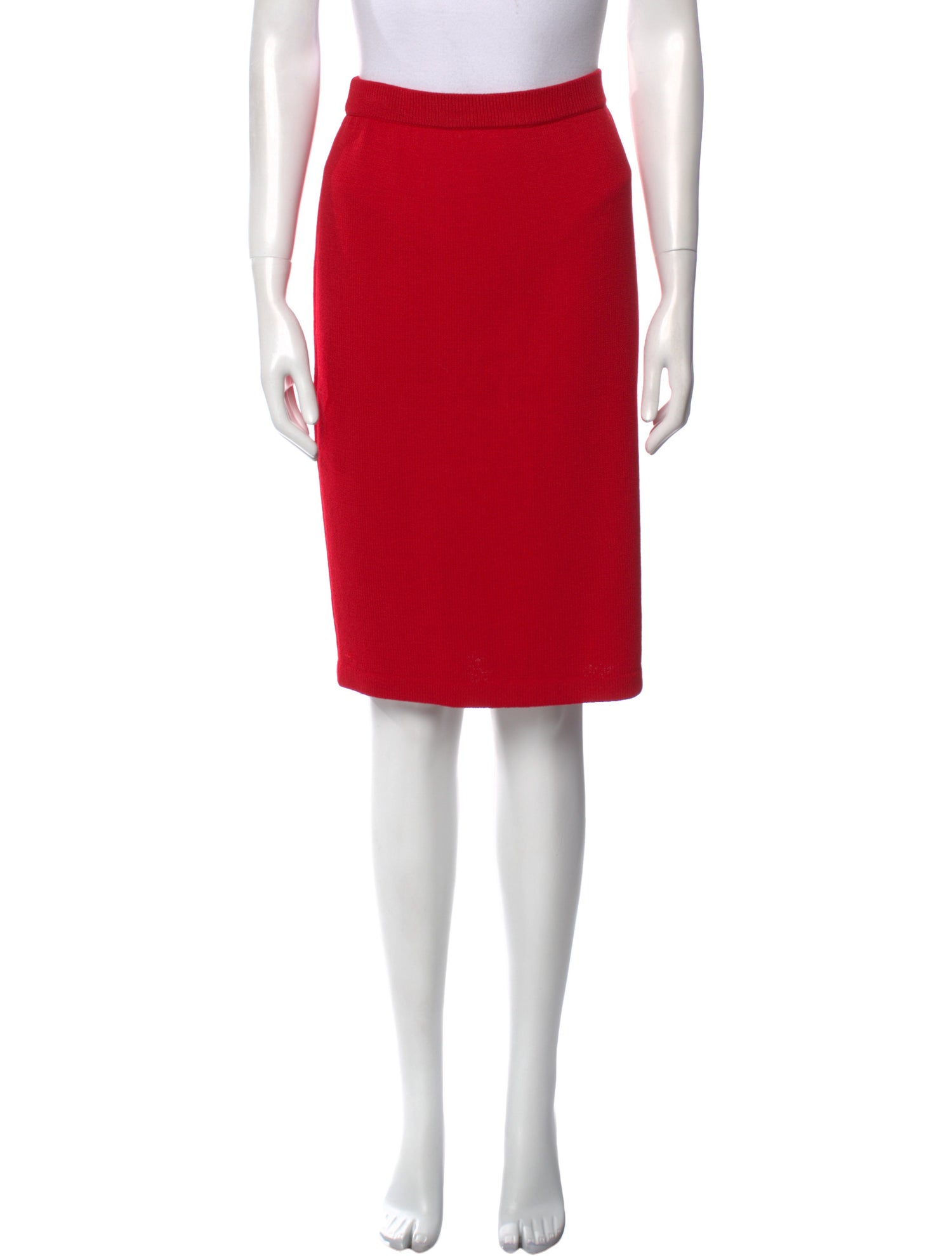 St. John Collection Wool Knee-Length Skirt