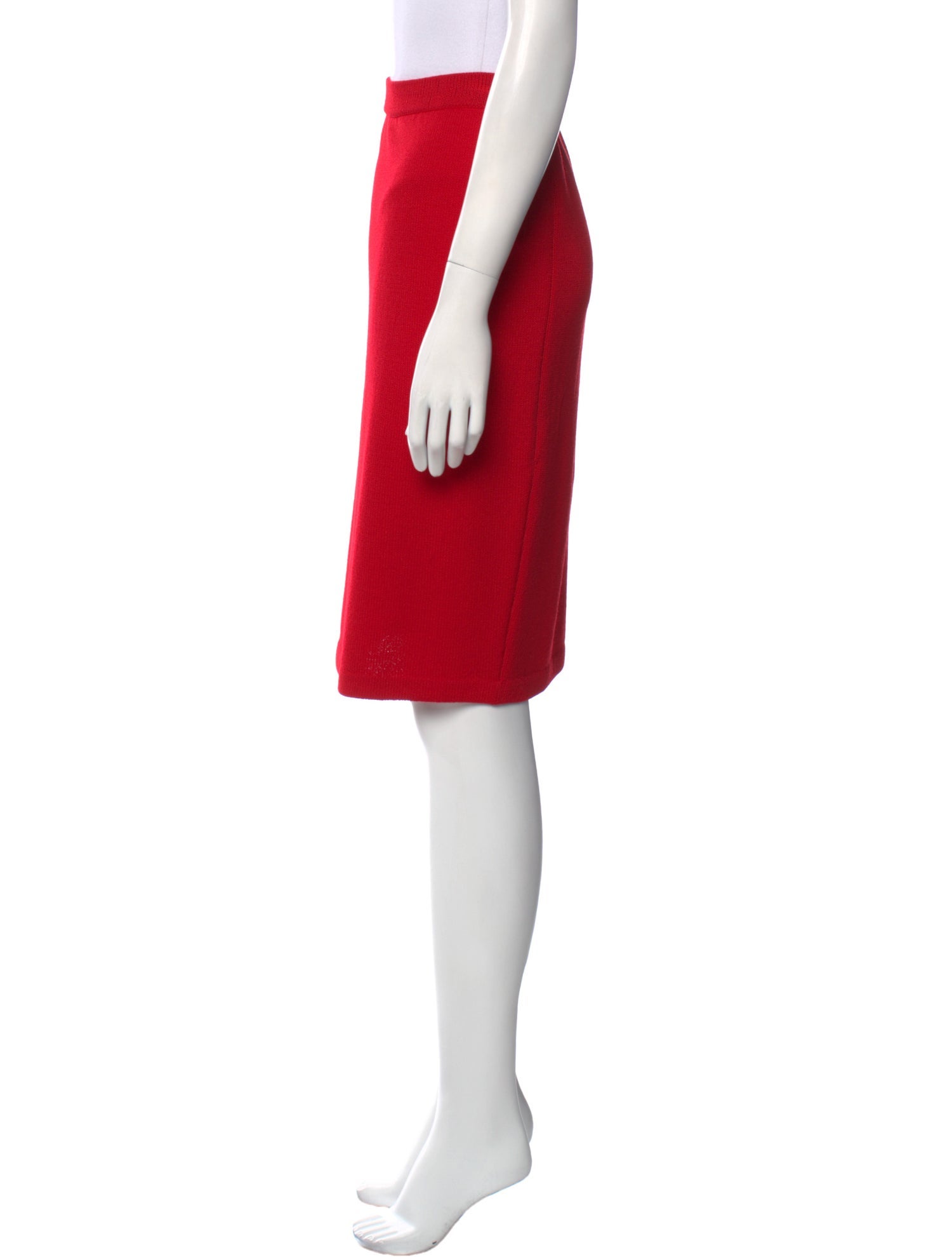 St. John Collection Wool Knee-Length Skirt