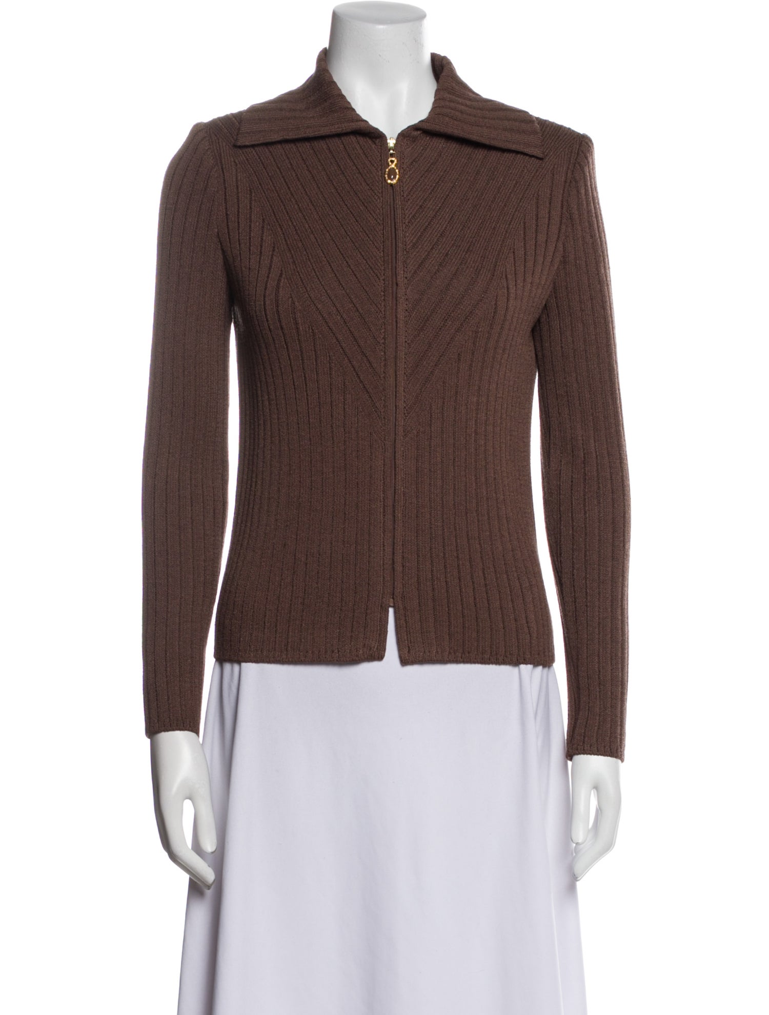 St. John Collection Wool Striped Jacket