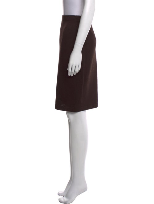 St. John Collection Wool Knee-Length Skirt