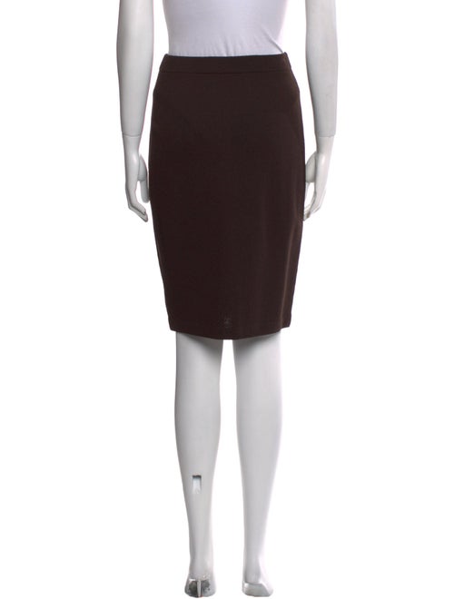 St. John Collection Wool Knee-Length Skirt