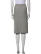 St. John Collection Scalloped Accent Knee-Length Skirt