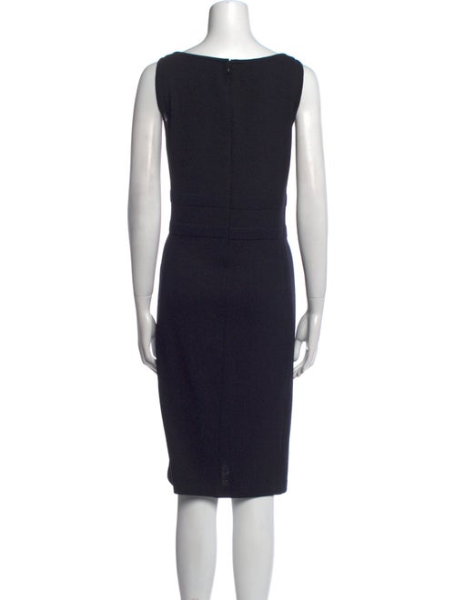 St. John Collection Scoop Neck Knee-Length Dress