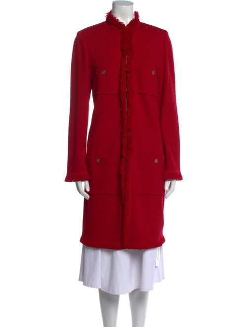 St. John Collection Wool Mock Neck Sweater