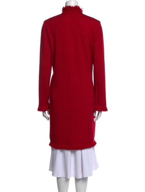 St. John Collection Wool Mock Neck Sweater