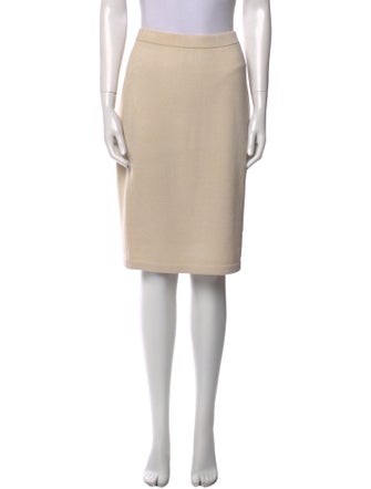 St. John Collection Wool Knee-Length Skirt