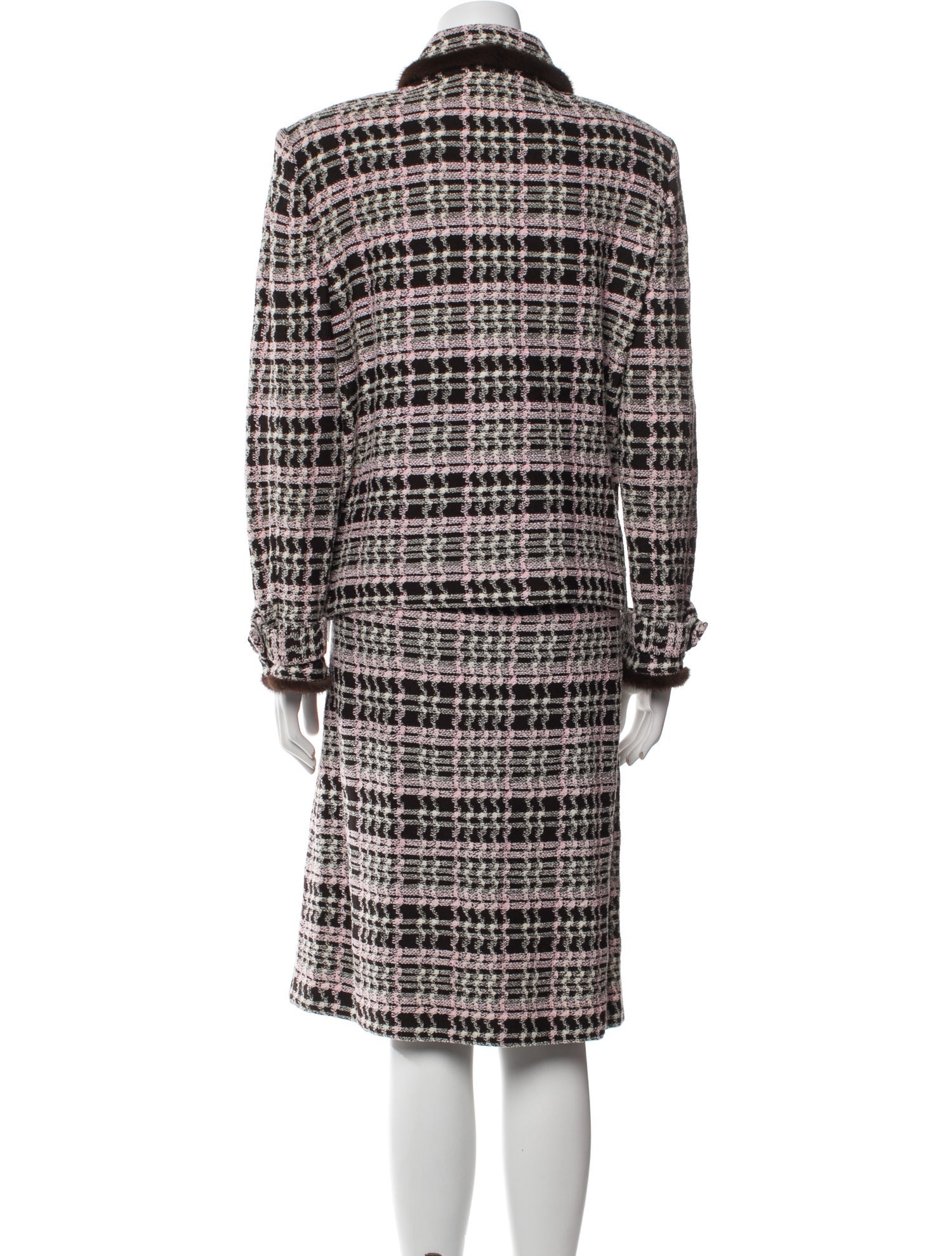 St. John Collection Printed Skirt Set