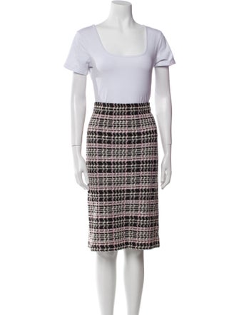 St. John Collection Printed Skirt Set