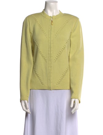 St. John Collection Wool Crew Neck Sweater