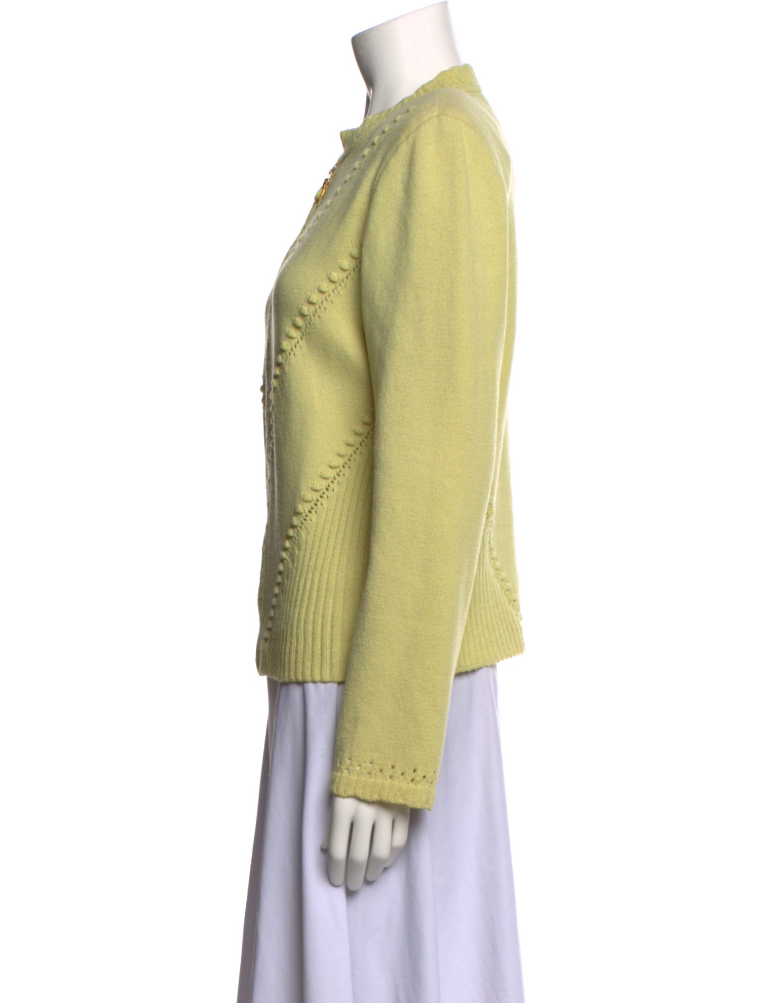 St. John Collection Wool Crew Neck Sweater