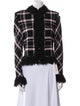 St. John Collection Plaid Print Evening Jacket