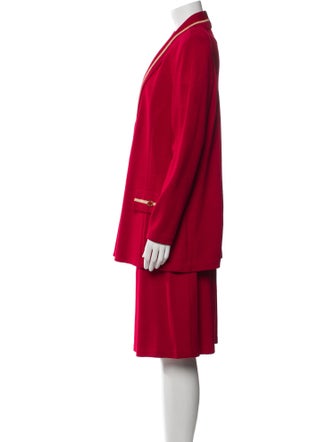 St. John Collection Wool Skirt Set