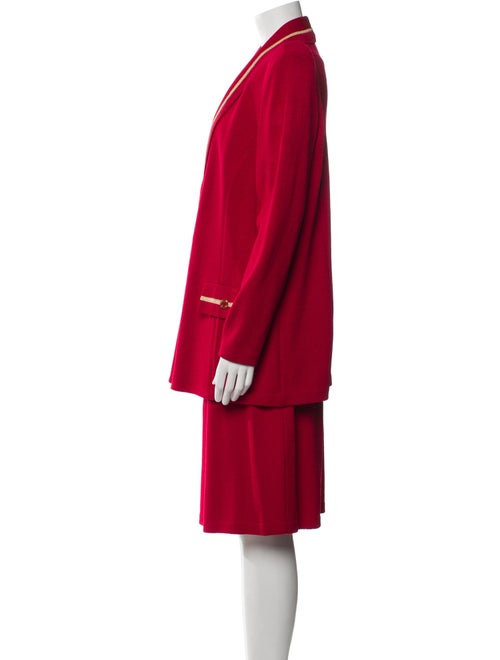 St. John Collection Wool Skirt Set