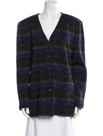 St. John Collection Plaid Print Jacket