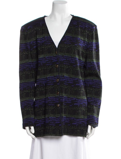 St. John Collection Plaid Print Jacket