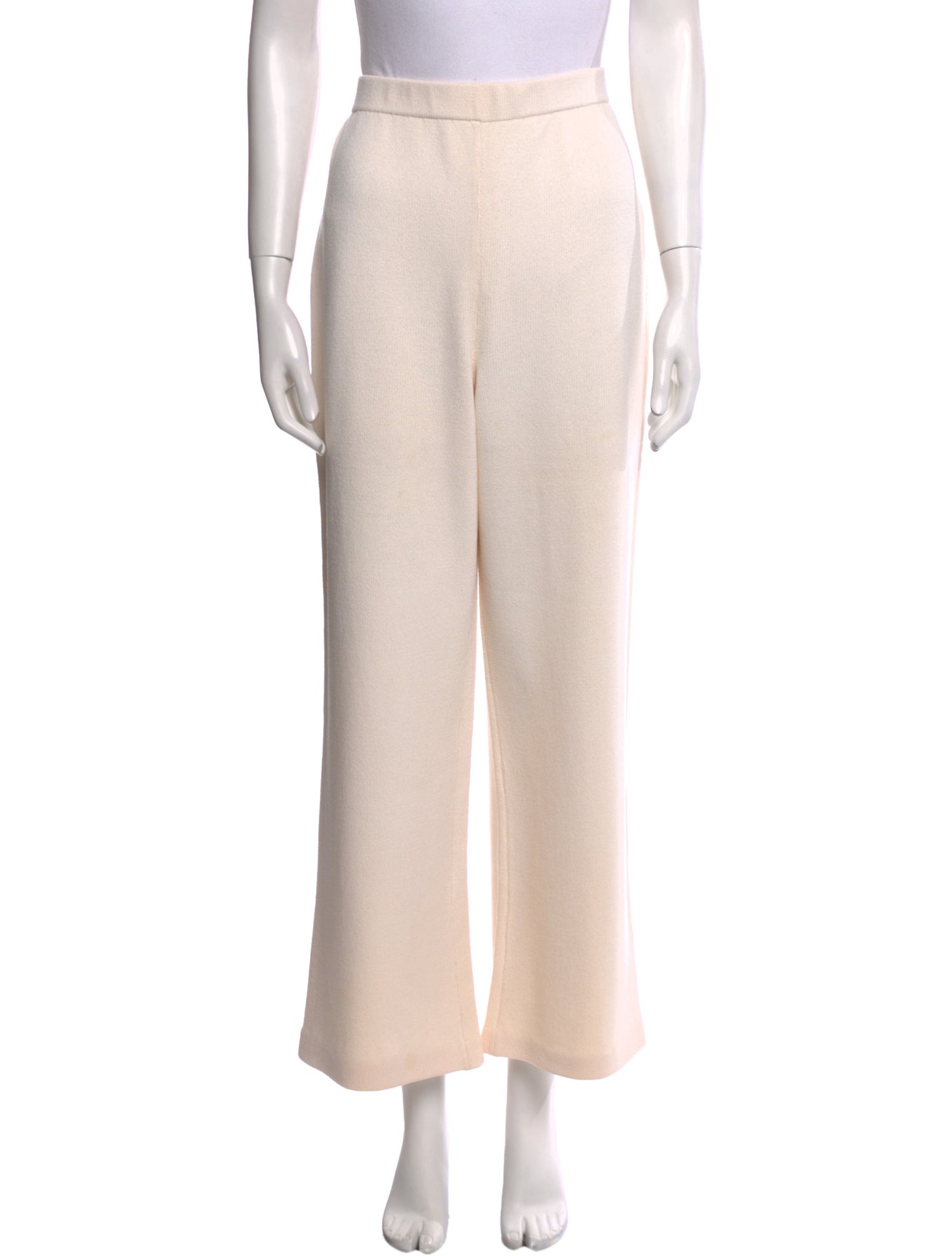 St. John Collection Wool Wide Leg Pants