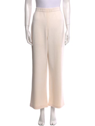 St. John Collection Wool Wide Leg Pants