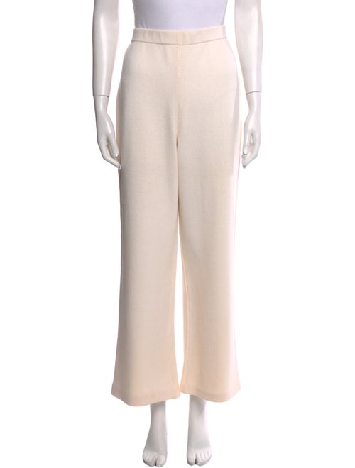 St. John Collection Wool Wide Leg Pants
