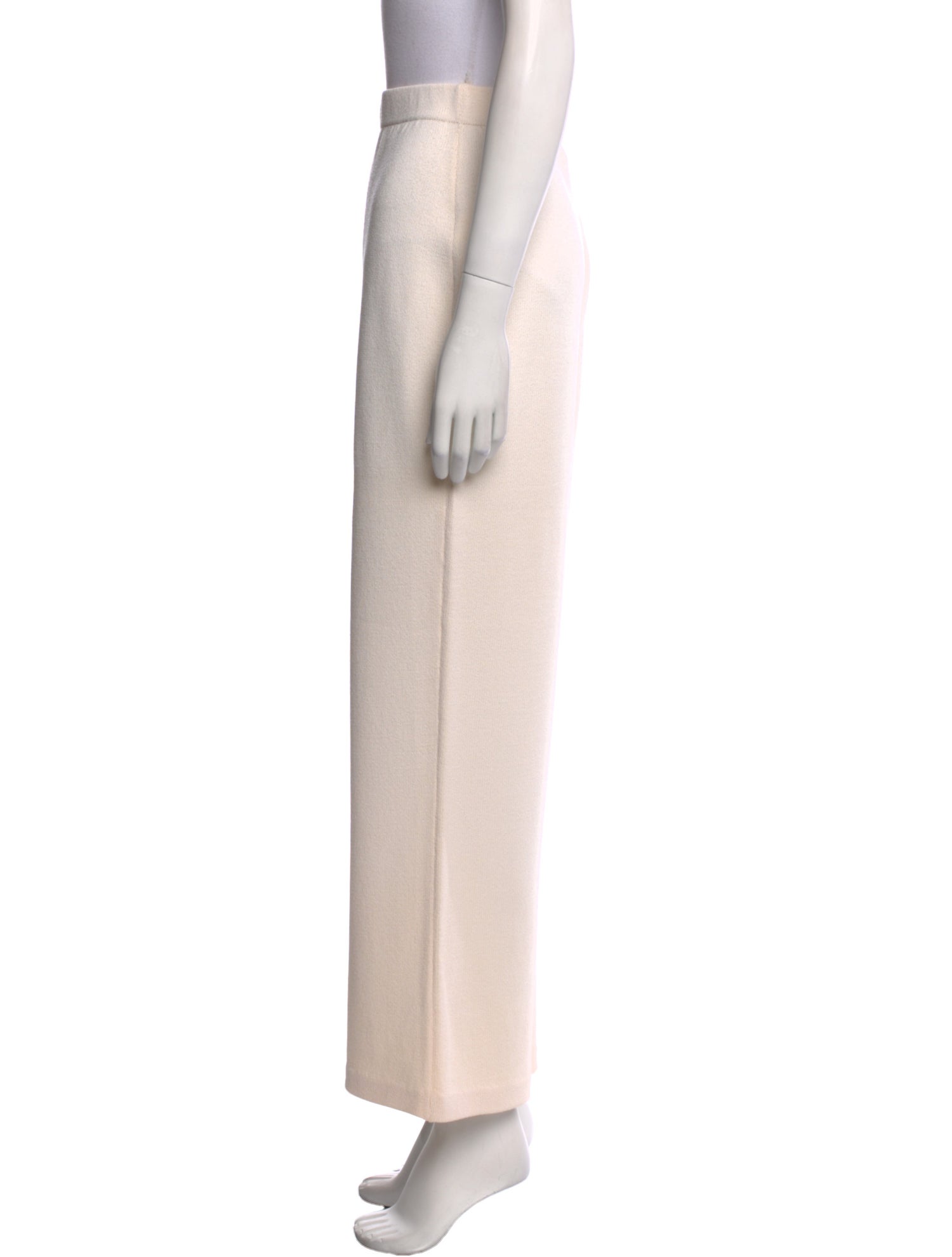 St. John Collection Wool Wide Leg Pants