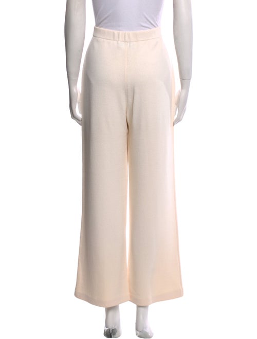 St. John Collection Wool Wide Leg Pants