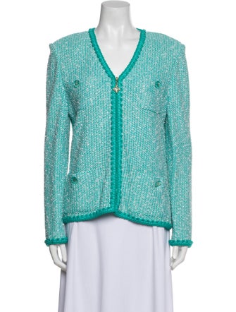 St. John Collection Printed Evening Jacket