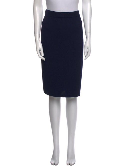 St. John Collection Wool Knee-Length Skirt